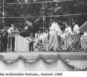 Na strážnickém festivalu, Hodonín 1989
